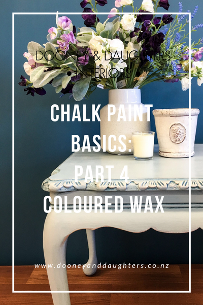 Chalk Paint Basics Part 4 - Coloured Wax