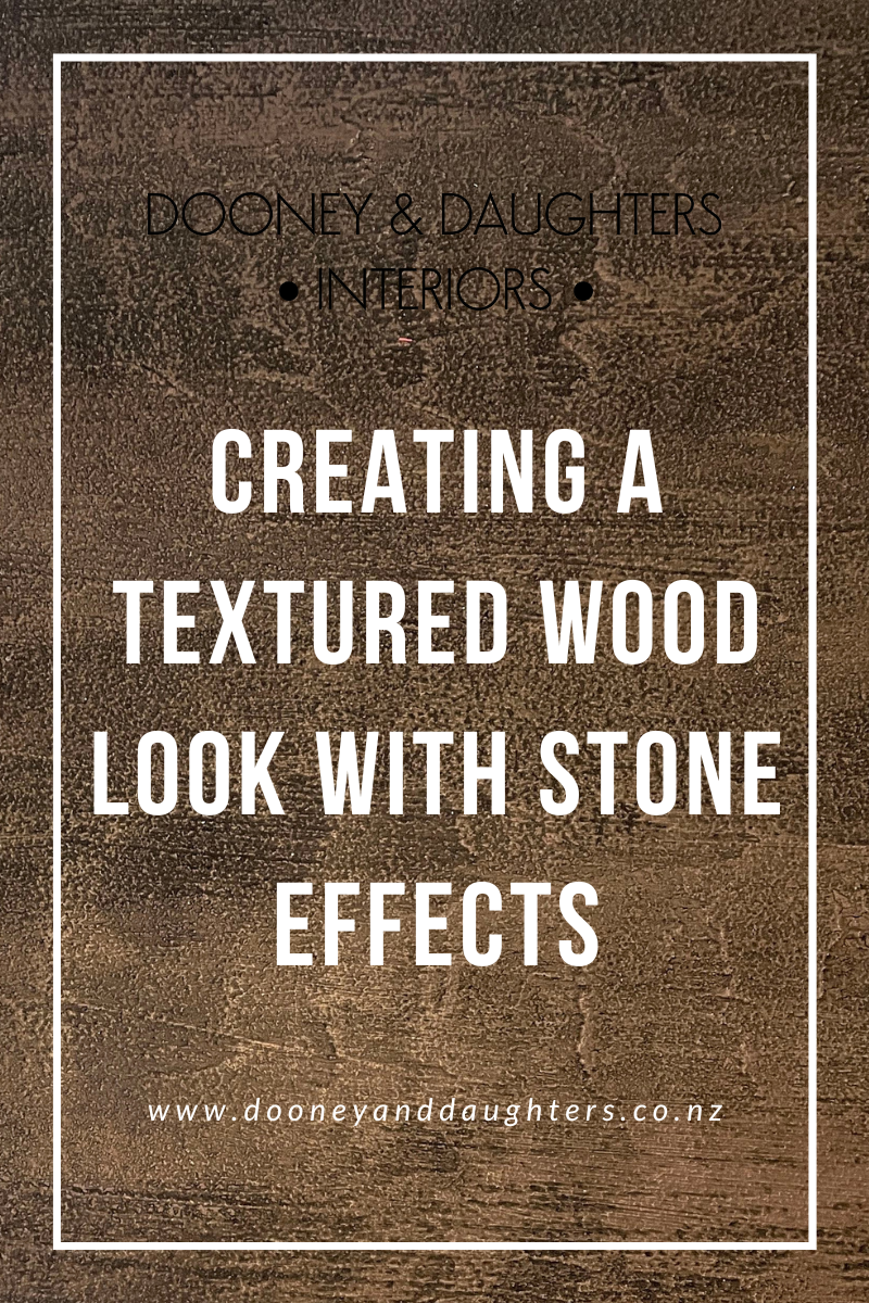 Creating a Textured Wood Look with Stone Effects