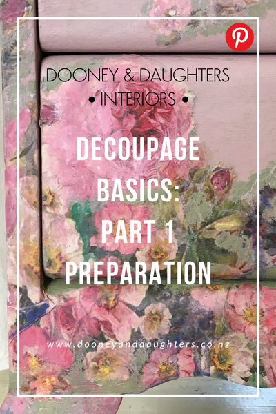 Decoupage Basics Part One Preparation