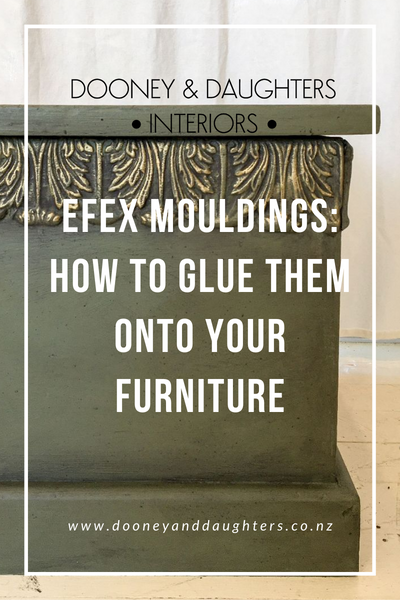 Efex Mouldings: How to glue them onto your furniture