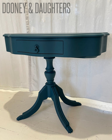 Kingsley Hall Table with Painted Handle