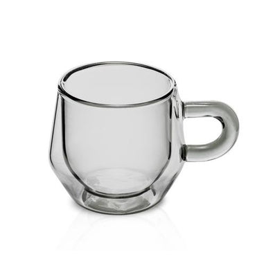 Hearth Double Wall Glass Espresso Cup (2.5oz/75ml) - Set of 2