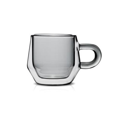 Hearth Double Wall Glass Espresso Cup (2.5oz/75ml) - Set of 2