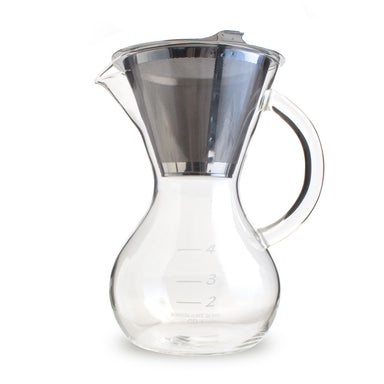 Yama Glass 6 Cup Coffee / Tea French Press (30oz)