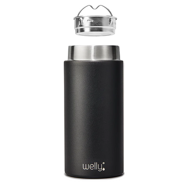 Traveler 20oz - Black  Vacuum Insulated Stainless Steel by Welly