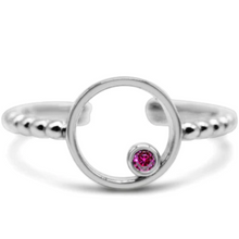 Birthstone Solo Solitaire Ring