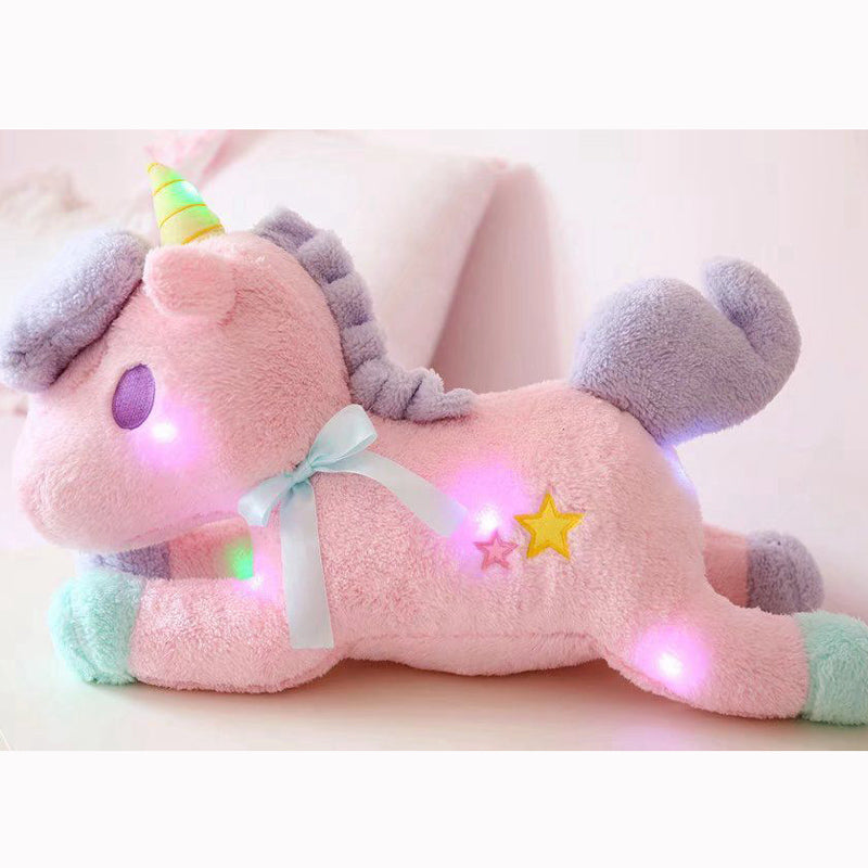 light up unicorn plush