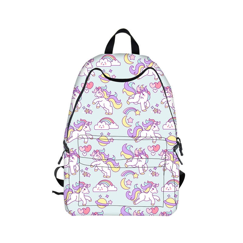 unicorn and rainbow backpack