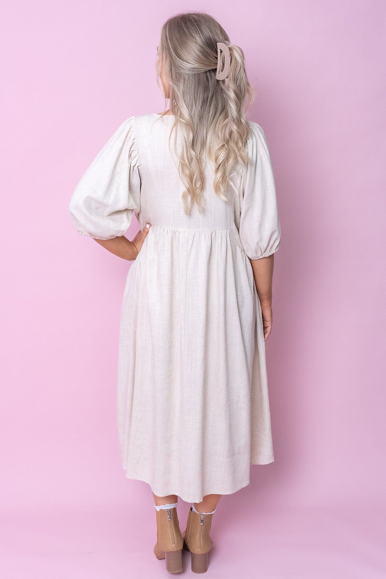 Emery Dress in Sand