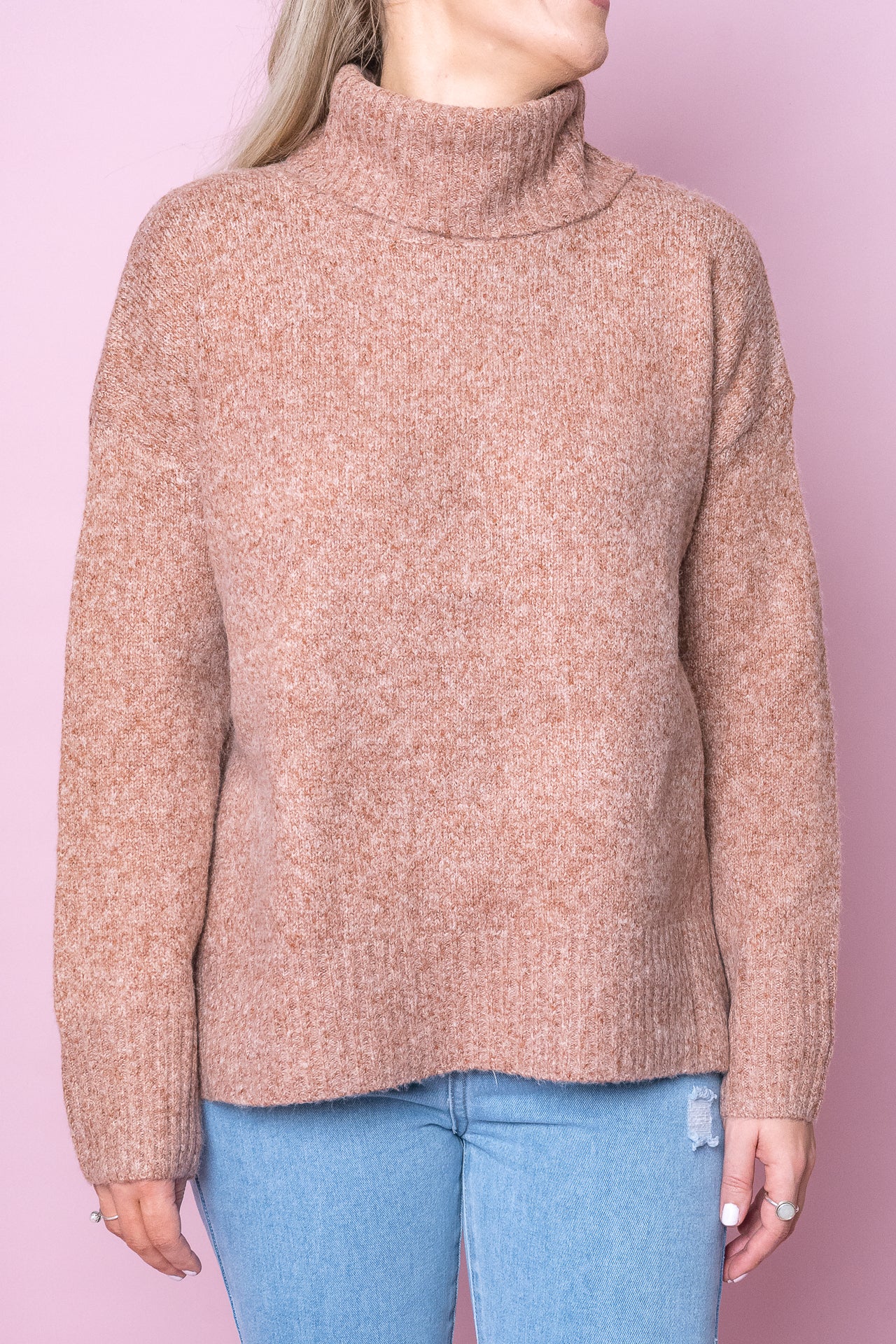 Jenny Knit Jumper in Rose