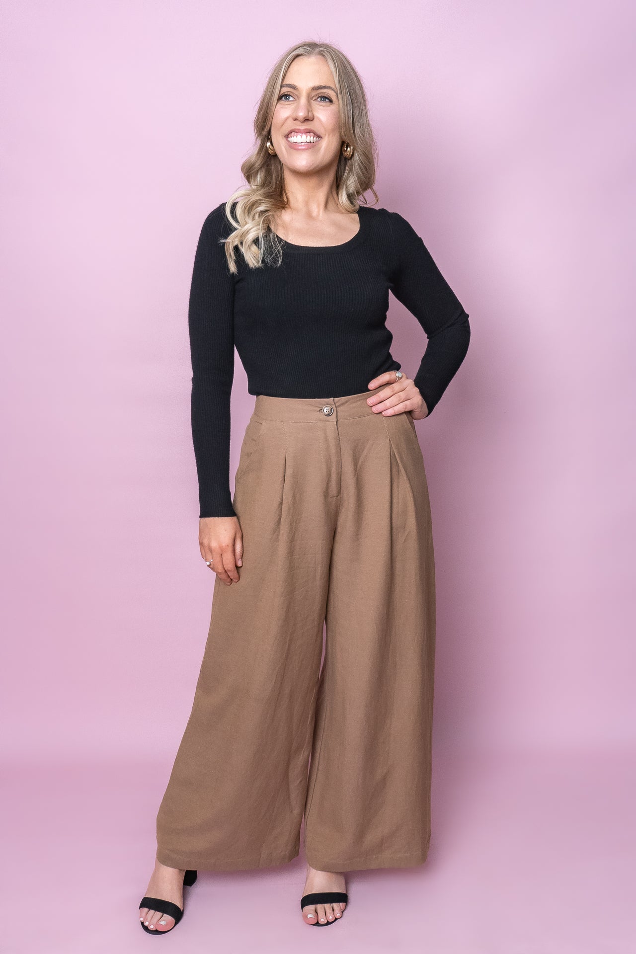 Cora Pants in Mocha