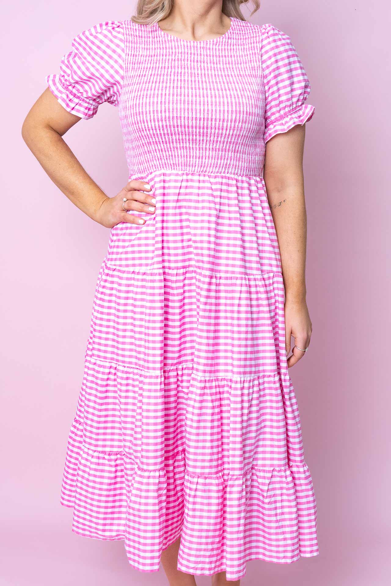 Margot Dress in Fuchsia