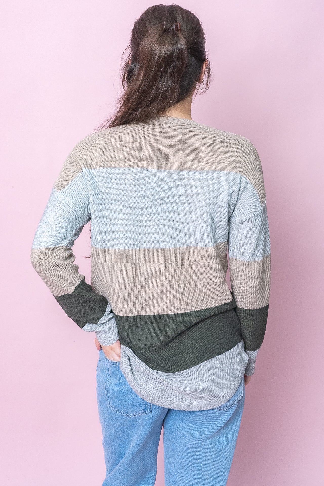 Zanoni Lightweight Jumper in Forest Green