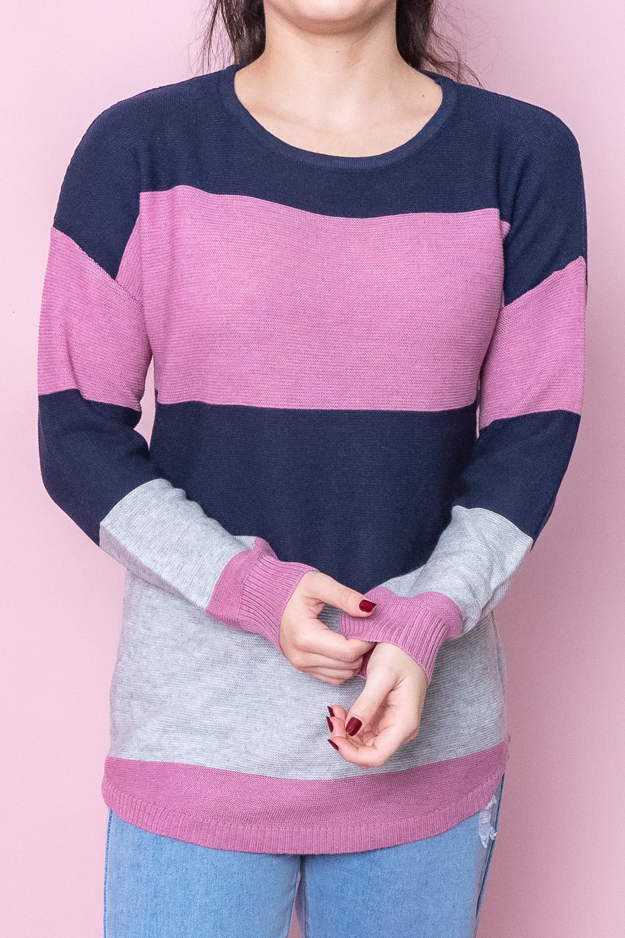 Zanoni Lightweight Jumper in Berry