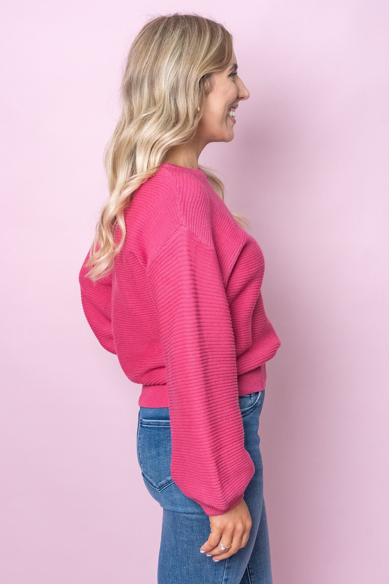 Ginger Jumper in Fuchsia