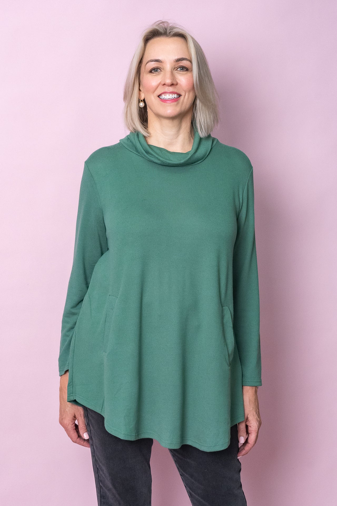 Tara Top in Green