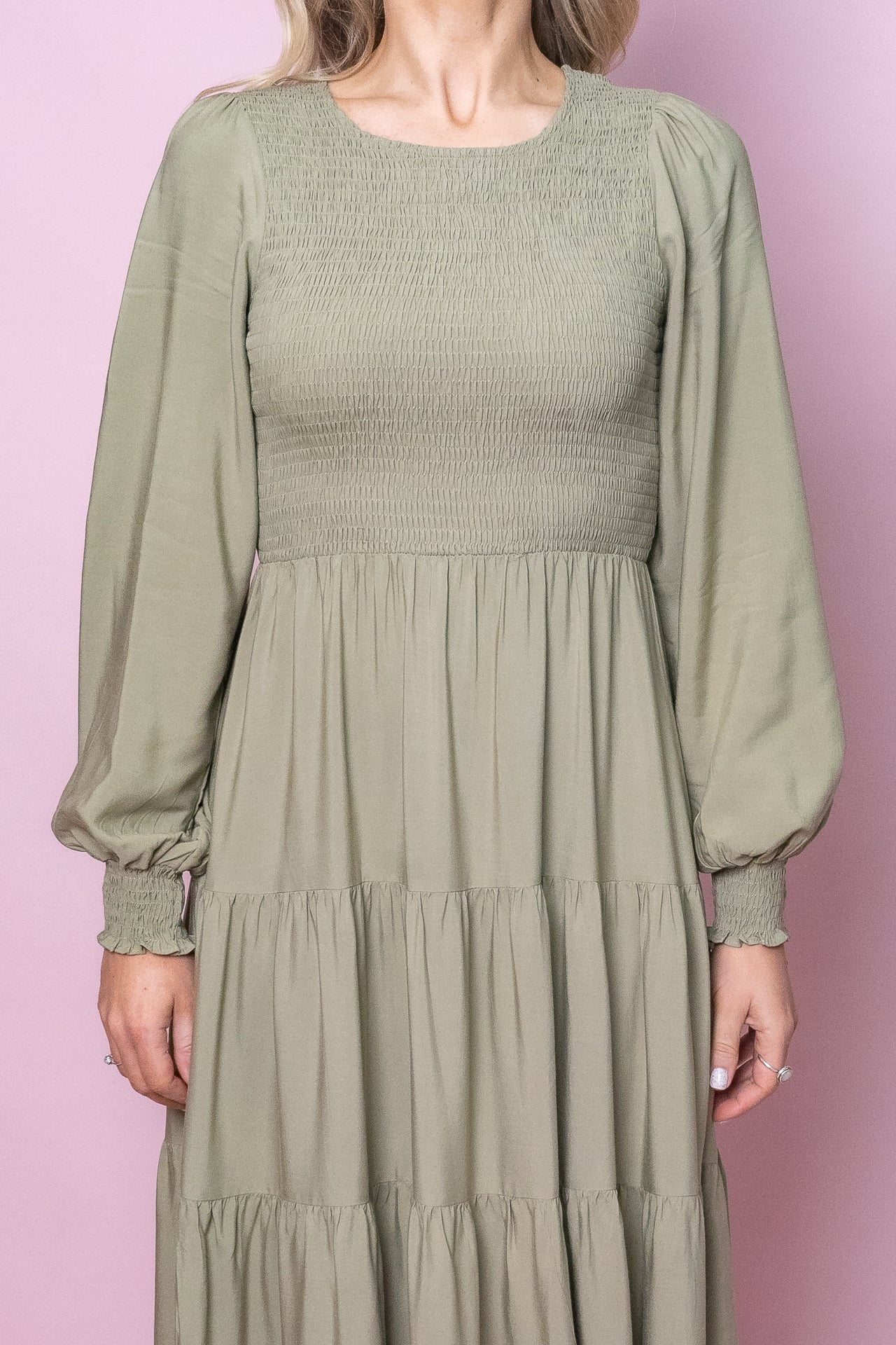 Samaria Dress in Sage