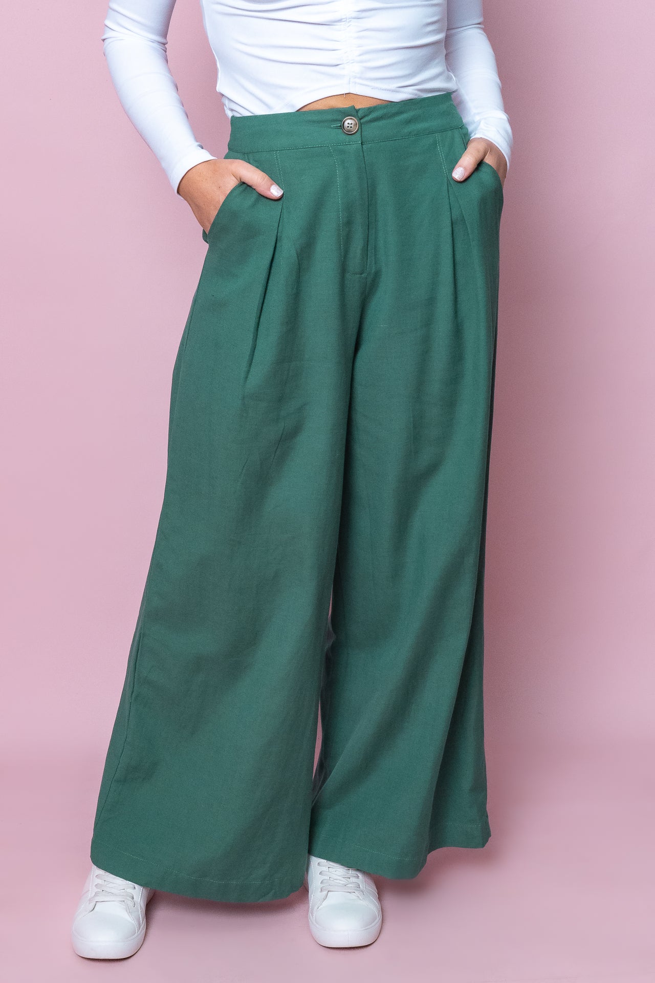 Cora Pants in Emerald