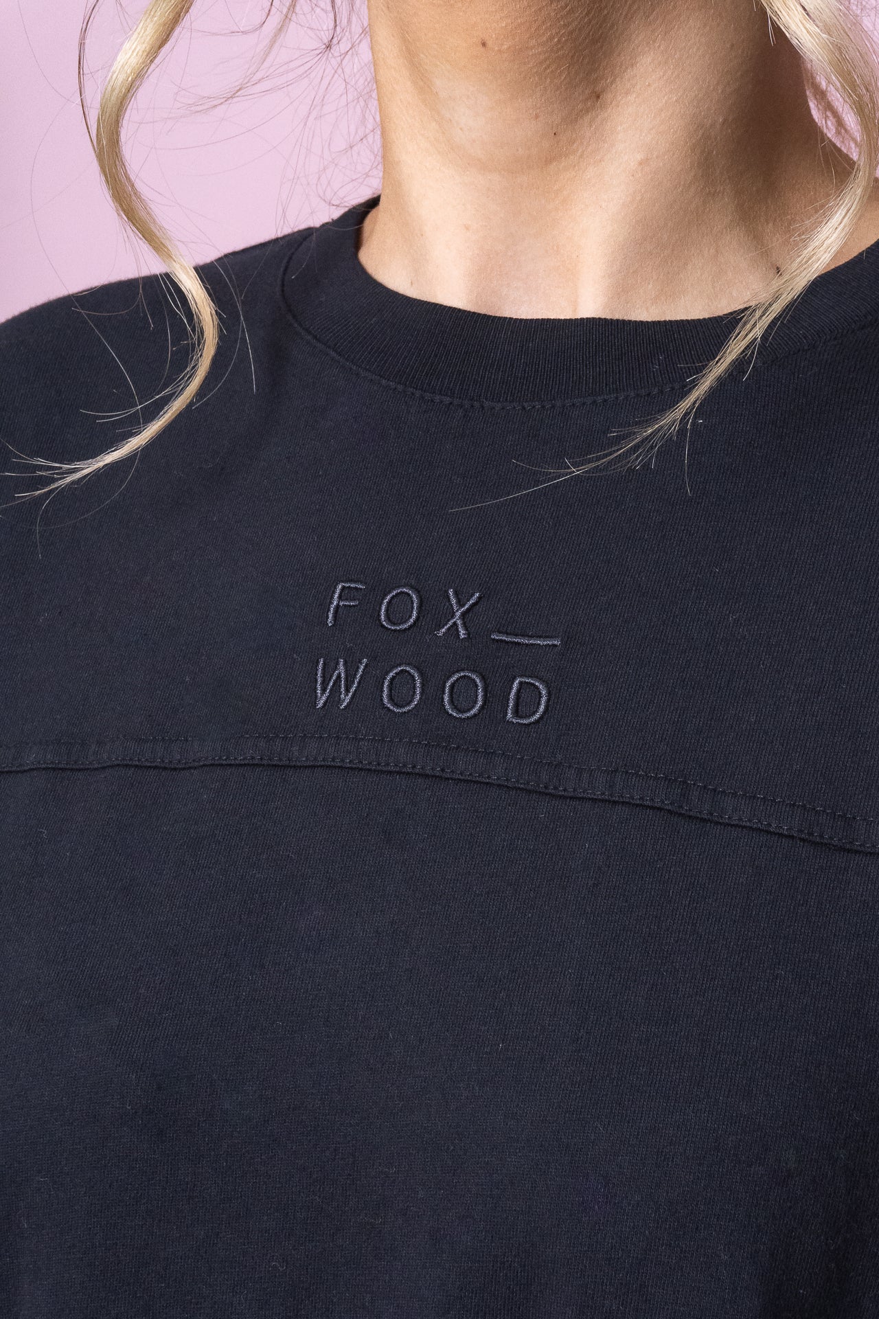 Hold Up Long Sleeve Top in Washed Black - Foxwood