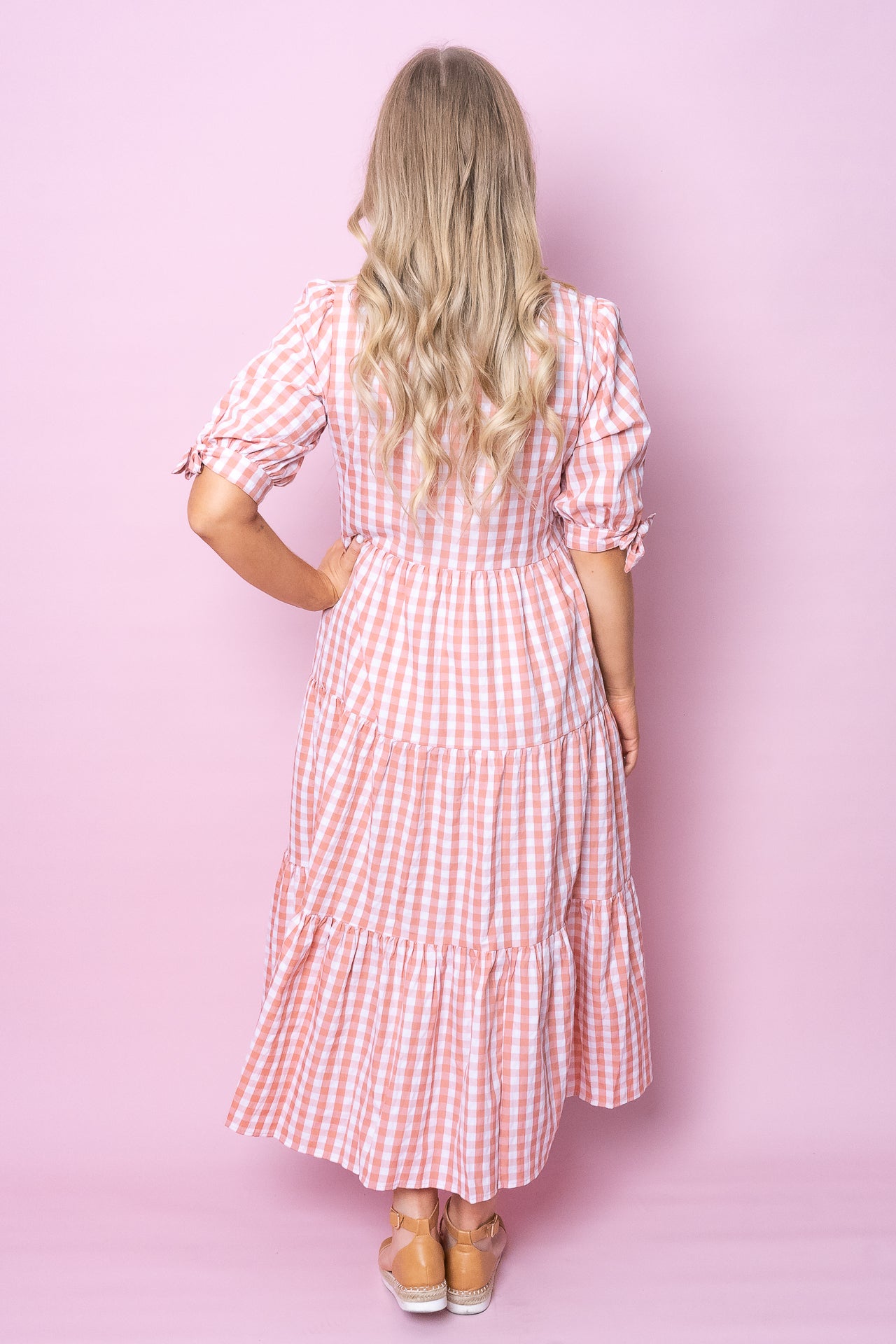 Romy Dress in Peach