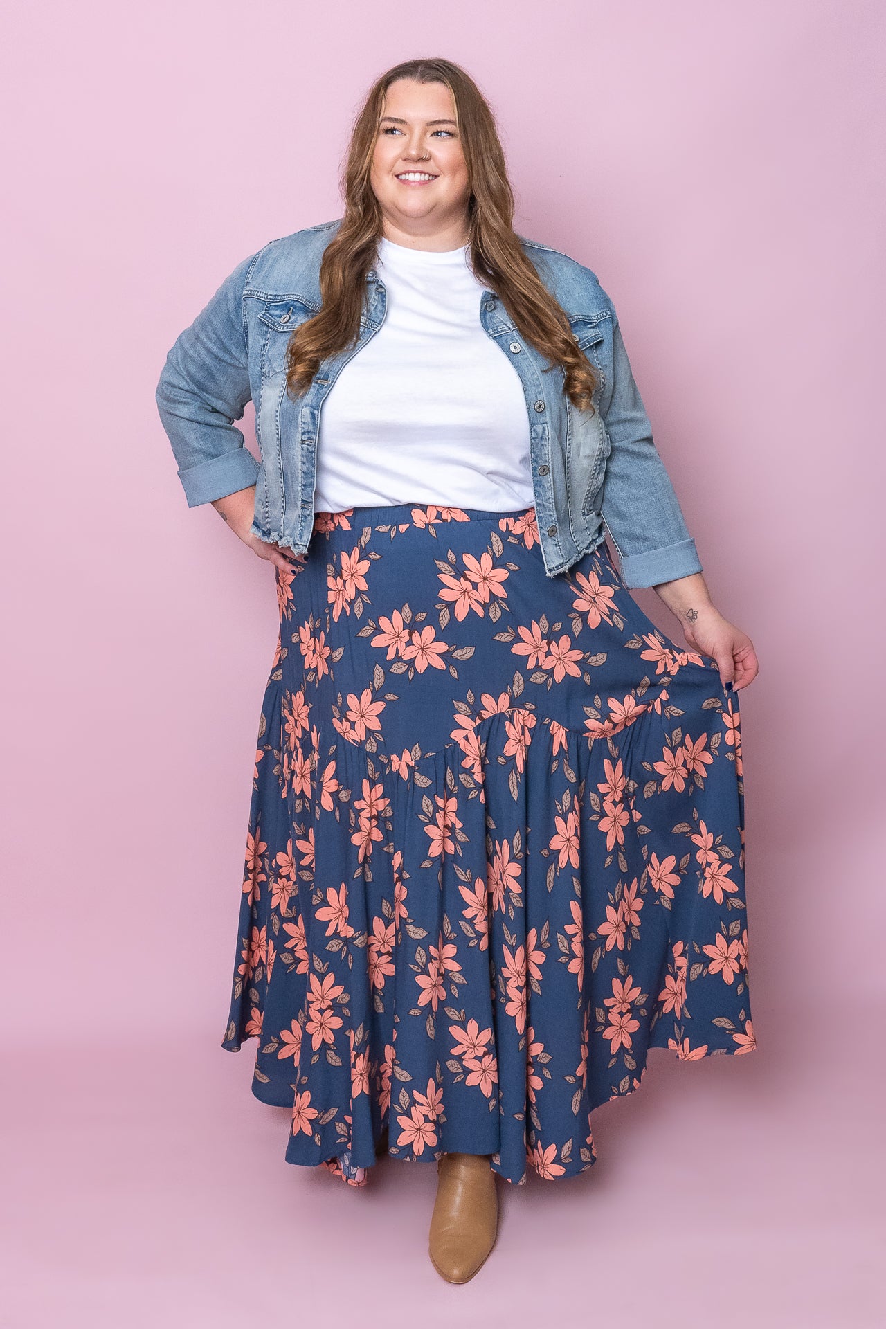 Nadya Skirt in Slate