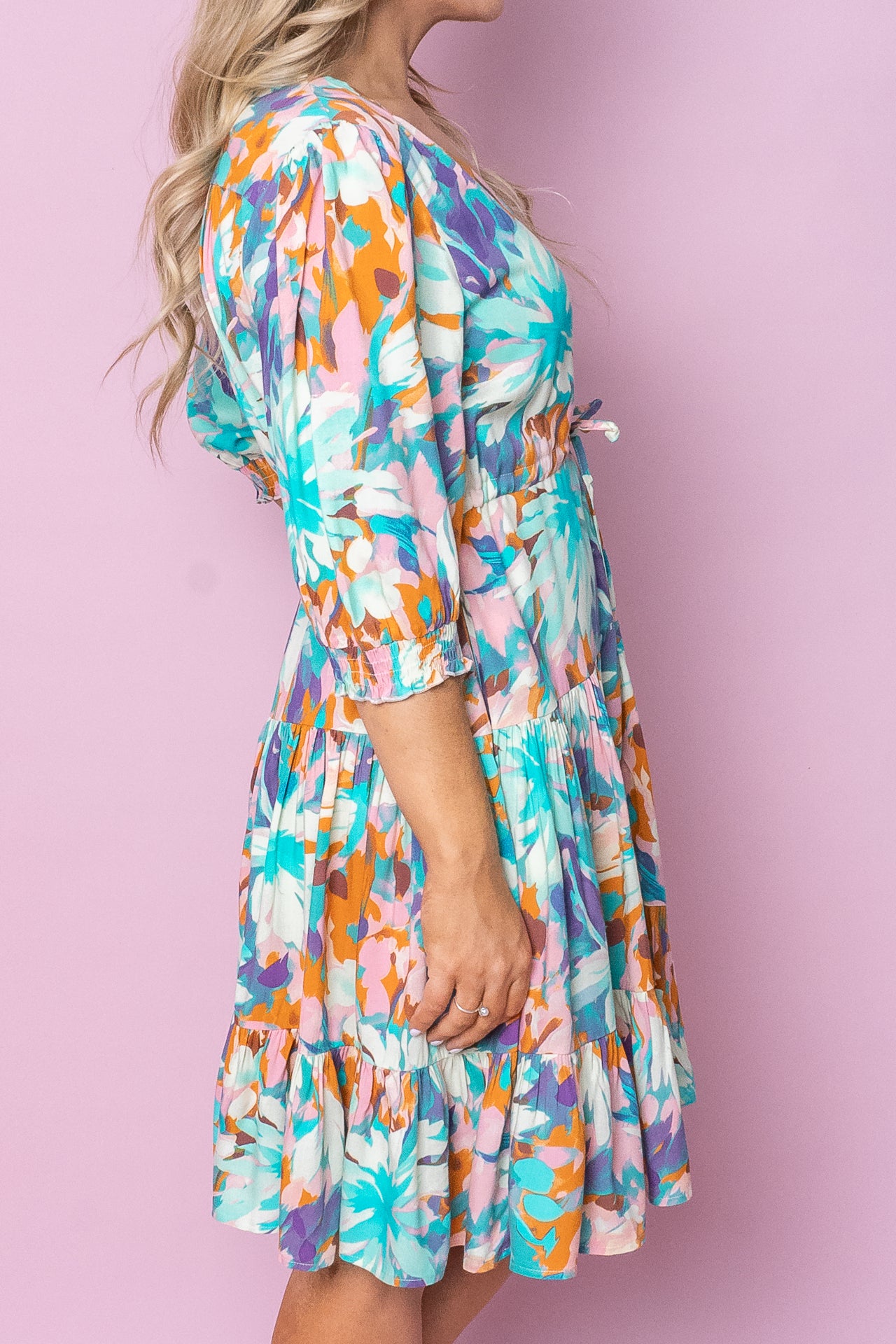 Eliza Dress in Multi