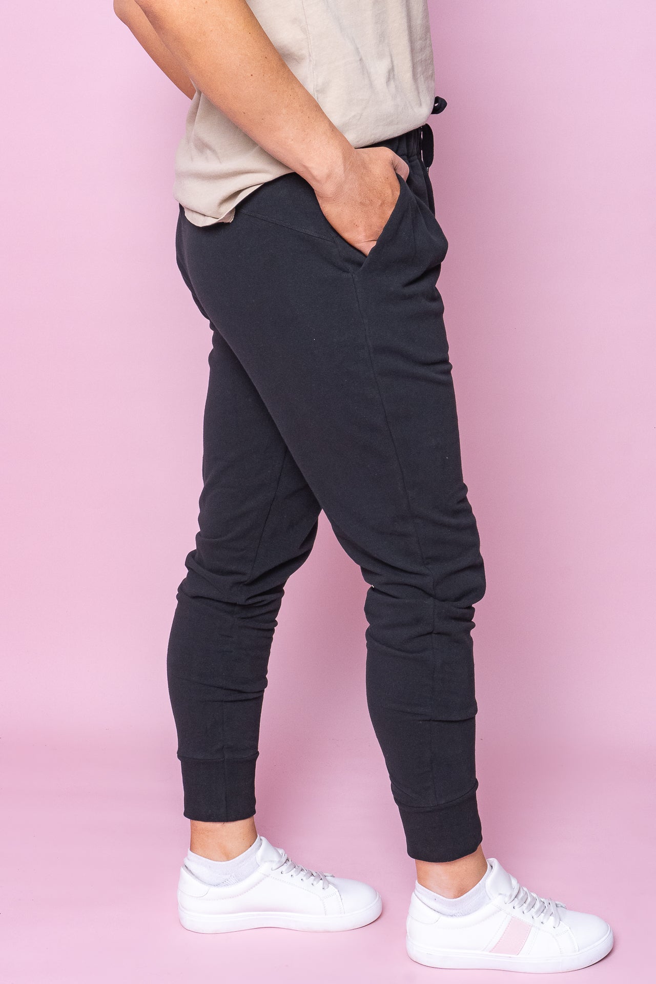 Lazy Days Jogger Pants in Black - Foxwood