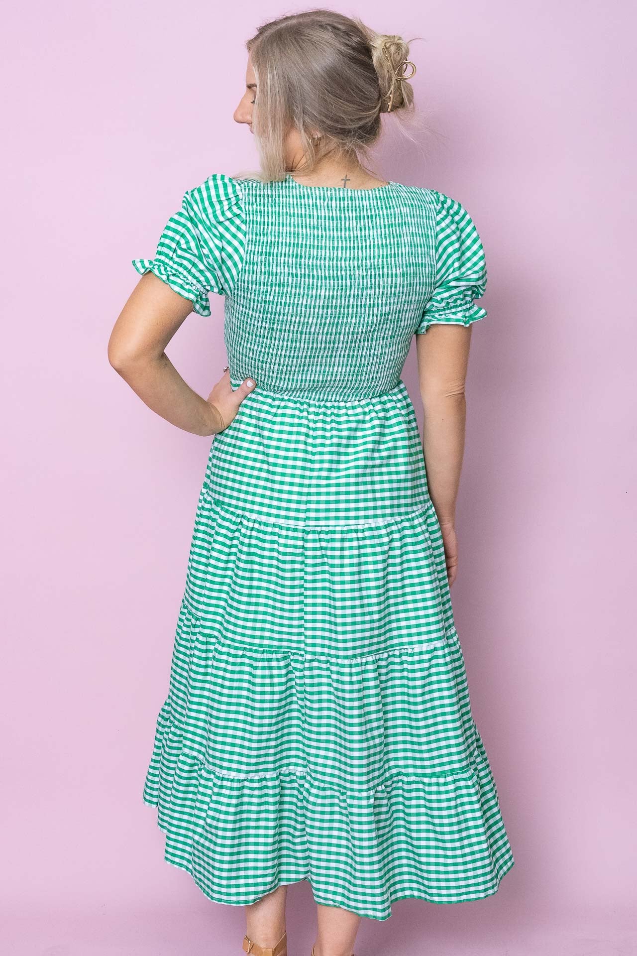 Margot Dress in Emerald