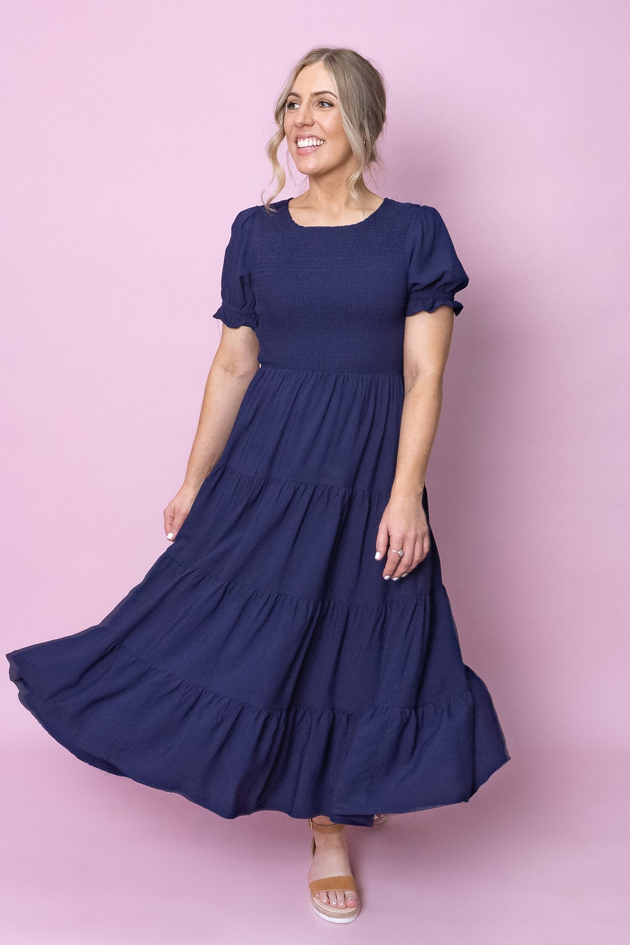 Taylor Dress in Navy