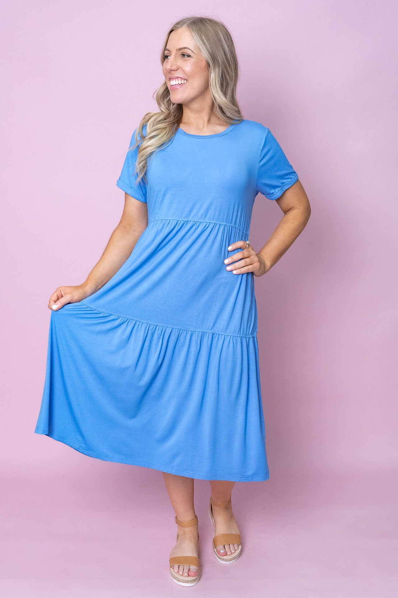 Pauline Dress in Blue