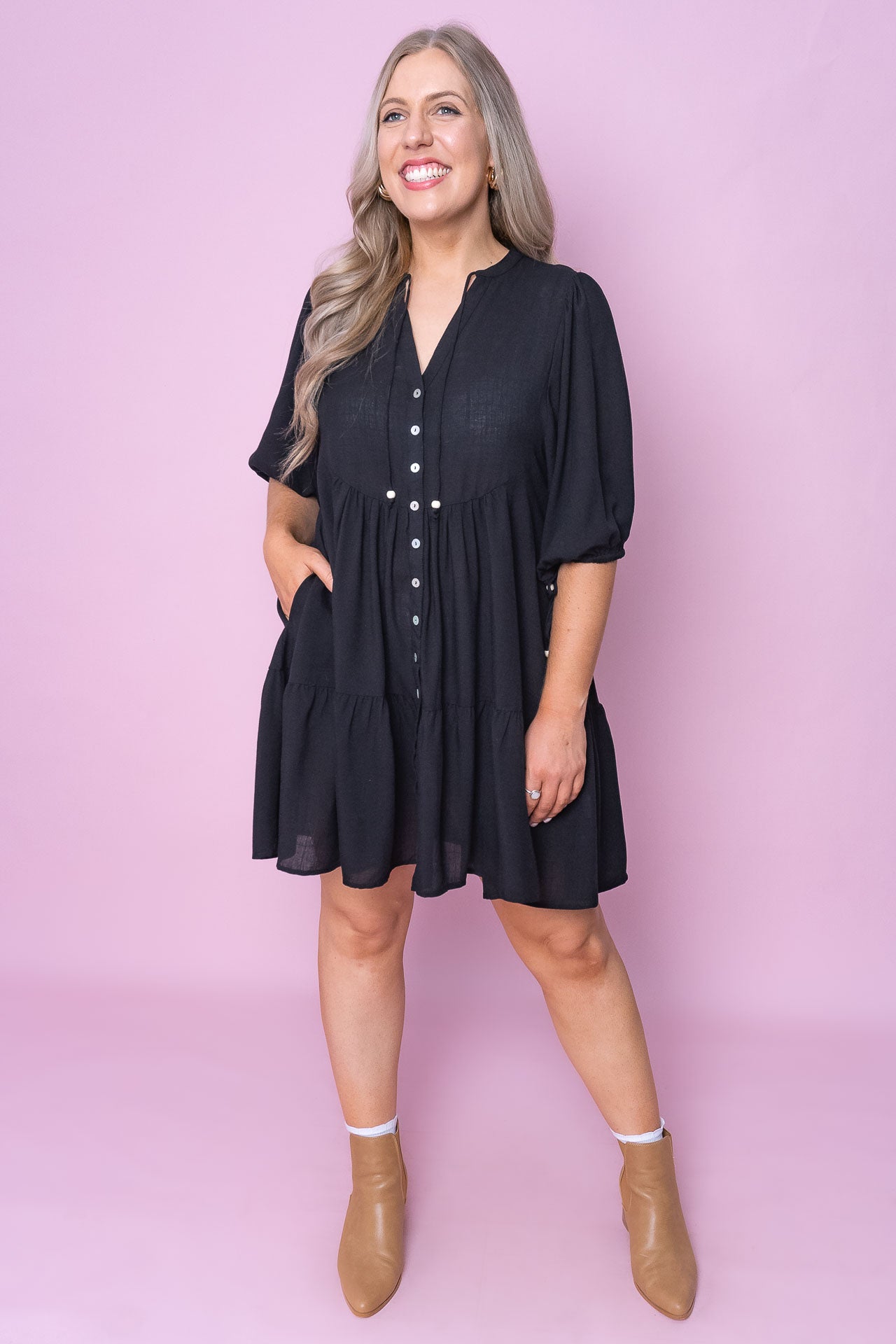 Teyla Dress in Black