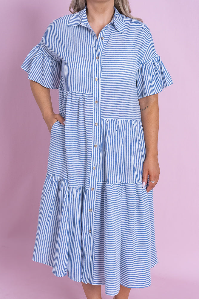 Rowan Dress in Blue