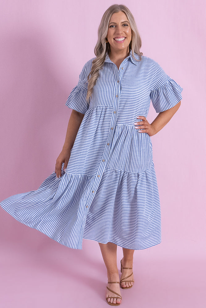 Rowan Dress in Blue