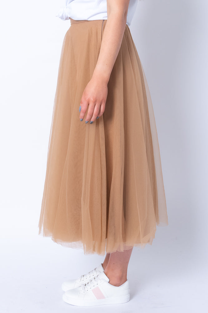 Evelina Skirt in Tan