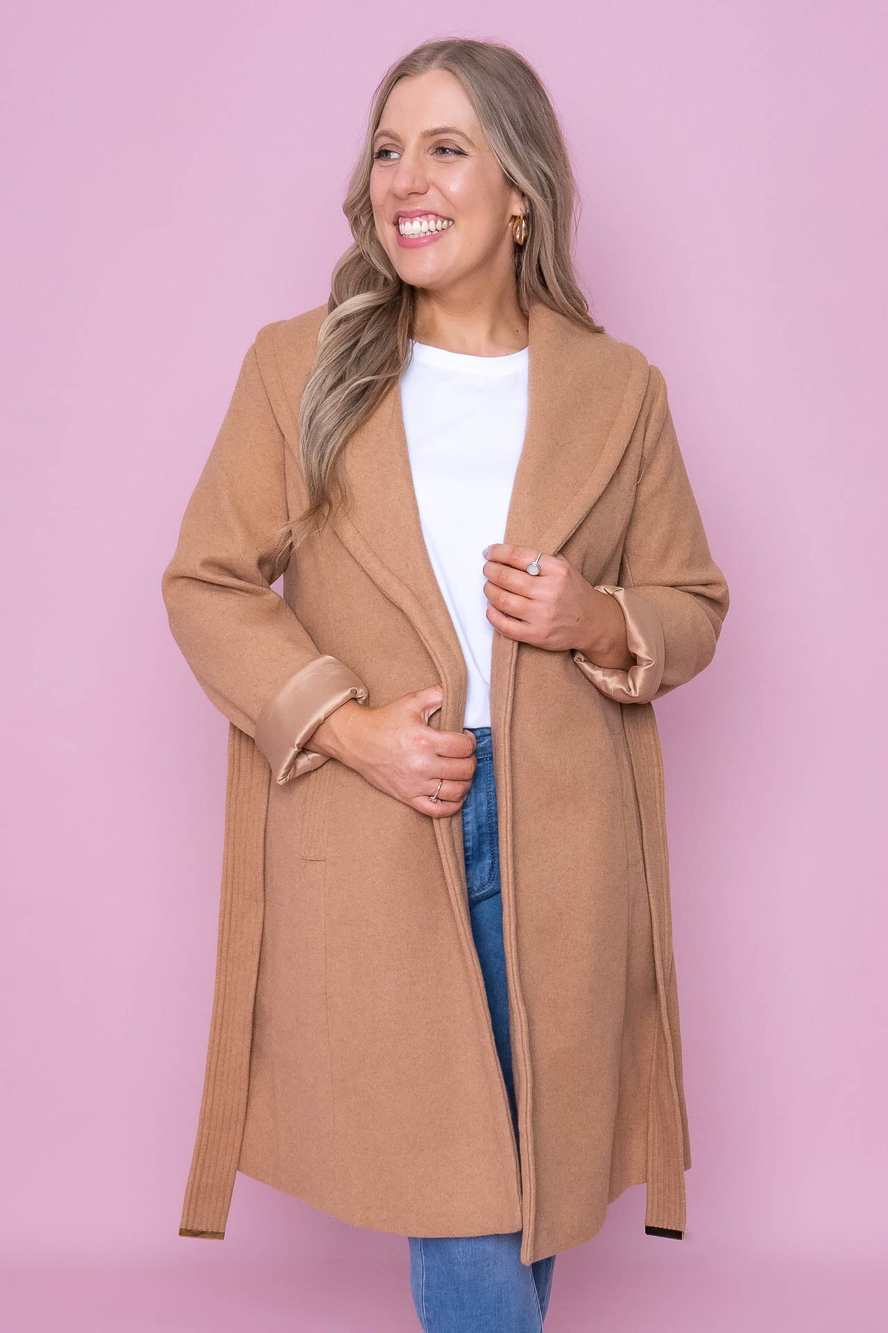 Corbett Coat in Camel