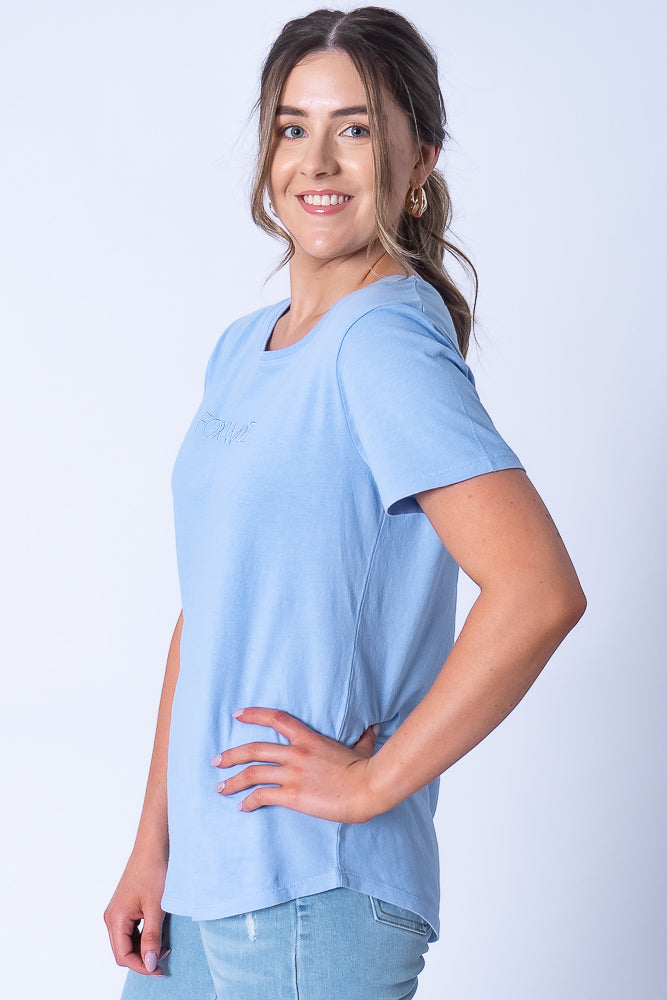 Foxwood Tee in Light Blue - Foxwood