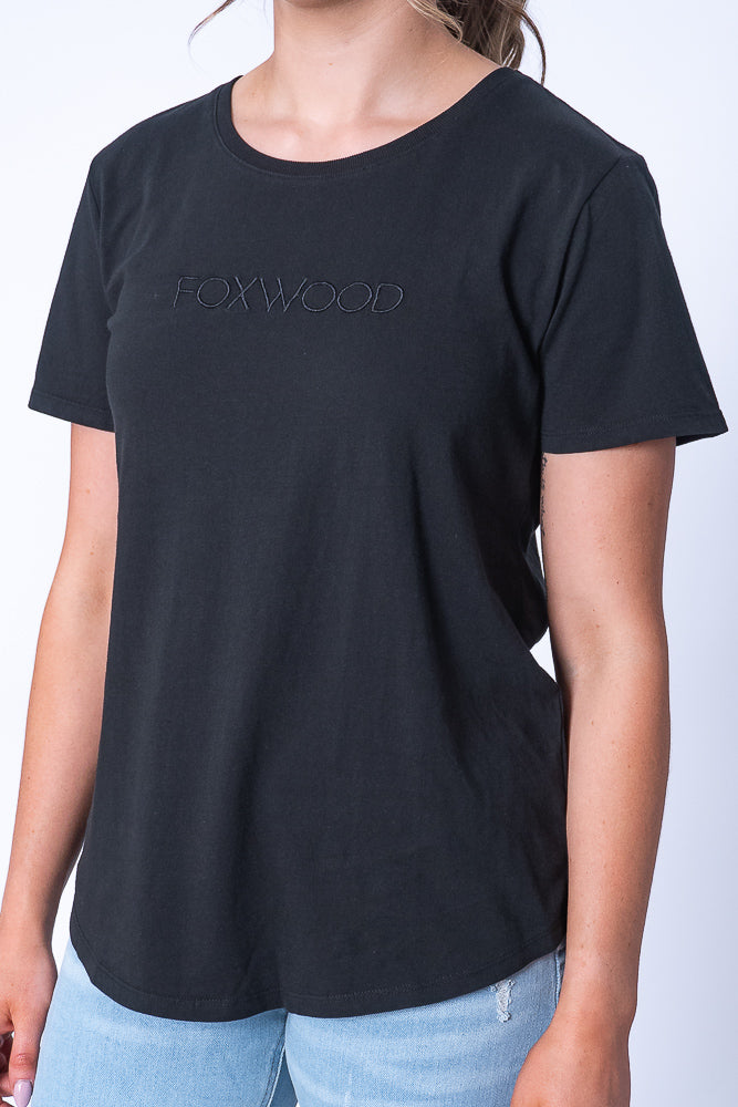 Foxwood Tee in Black - Foxwood