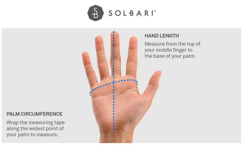 GLOVES SIZE GUIDE SOLBARI