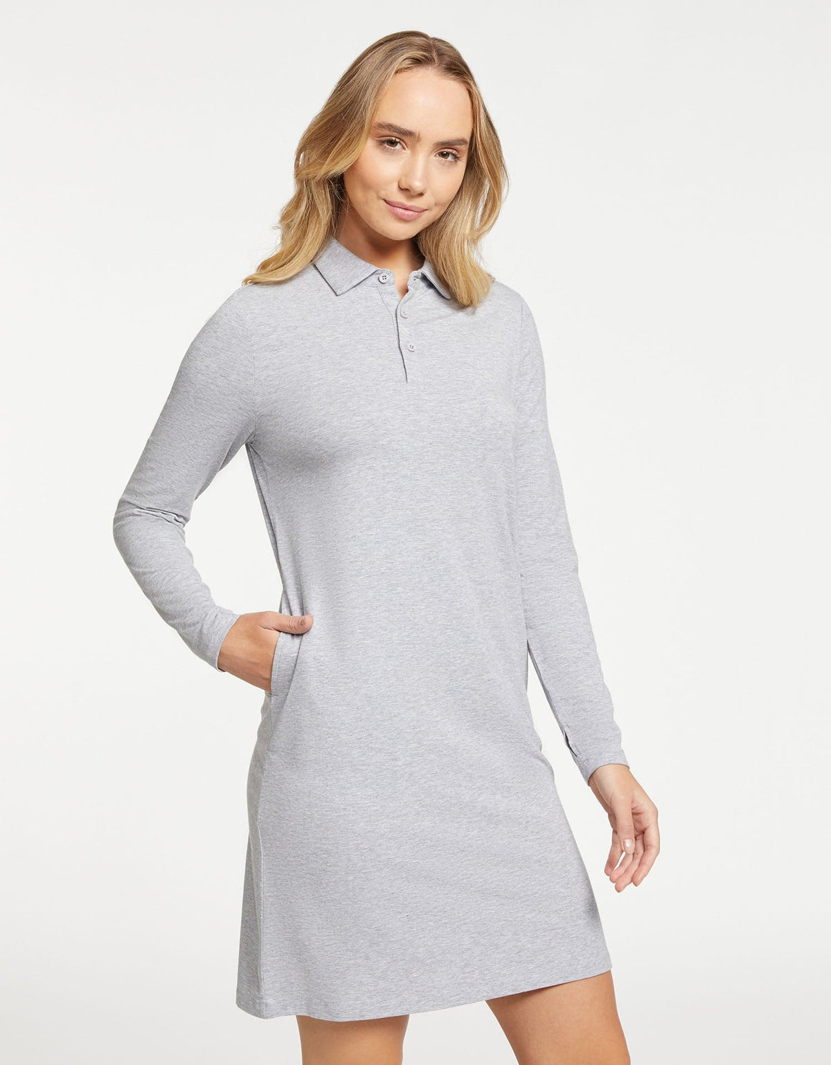 Long Sleeve Polo Dress UPF50+ | Sun Protective Dress for Women ...