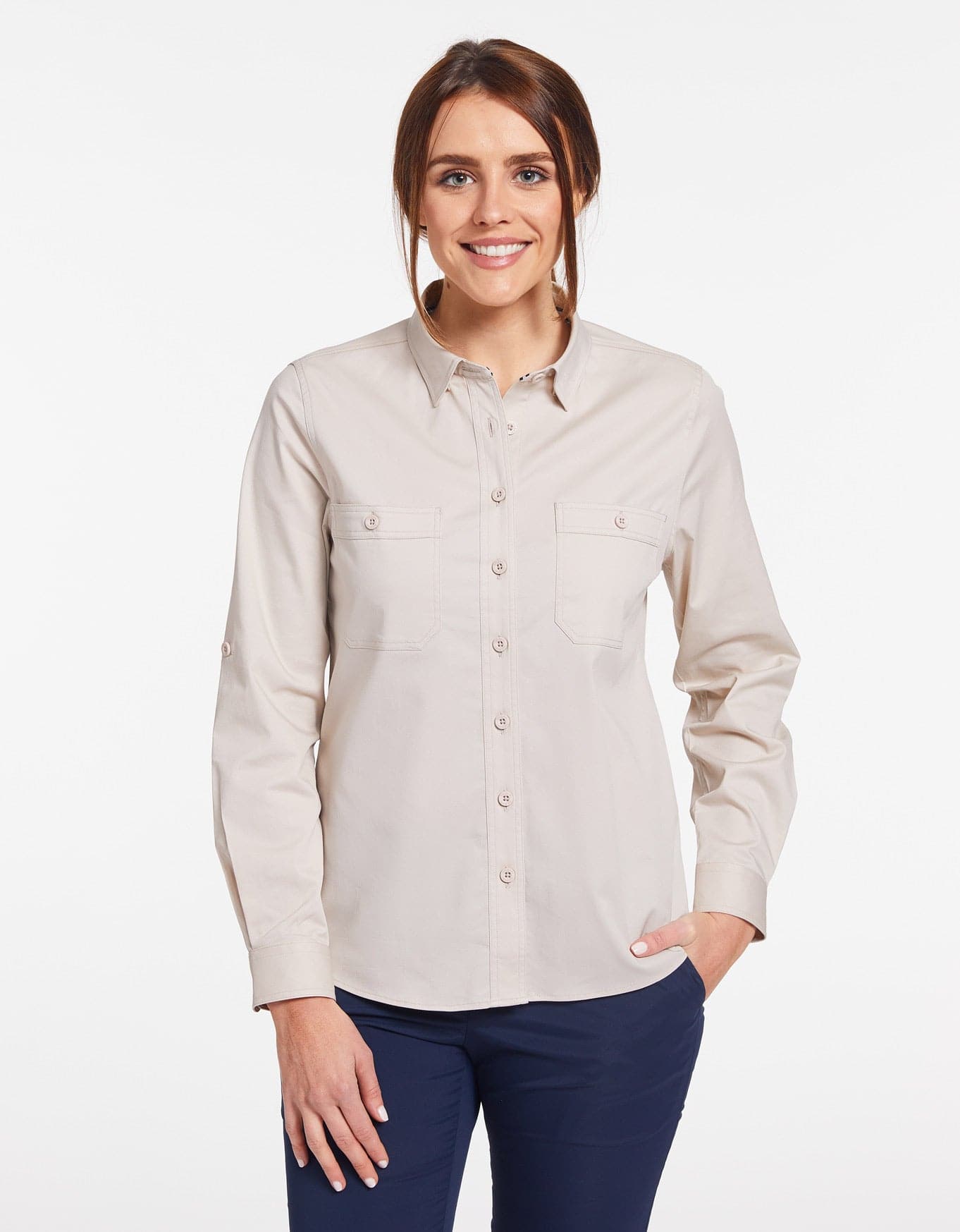 Outback Shirt UPF50+ Technicool for Sun Protection For Women - Solbari USA