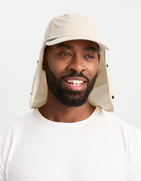 UPF 50+ Sun Protective Cap with Face Cover