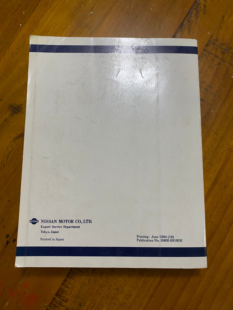 Datsun 910 Bluebird Service Manual Used Genuine Book – Datsun Parts Shop