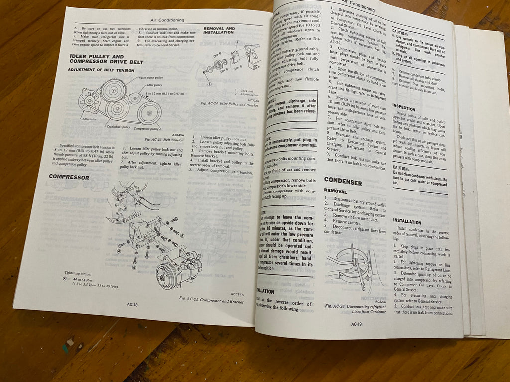 Datsun 280ZX S130 Service Manual Nissan Used Genuine – Datsun Parts Shop