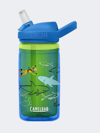 CamelBak Eddy Kids 14oz Outdoor Water Bottle Summer Sharks