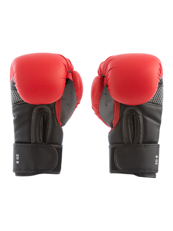 Outshock Beginner Red Boxing Gloves 100,Punch Training for Man & Woman-10 OZ