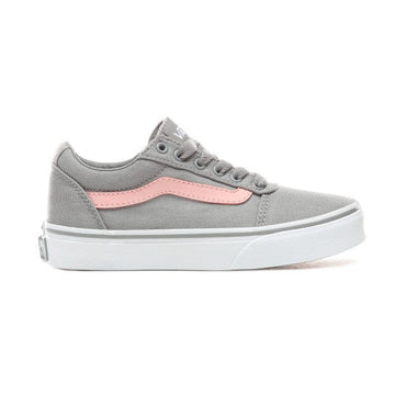 vans shoes grey and pink