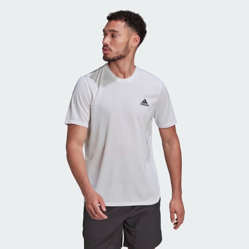 Adidas Aeroready Designed For Movement Men Training T-Shirt White ...