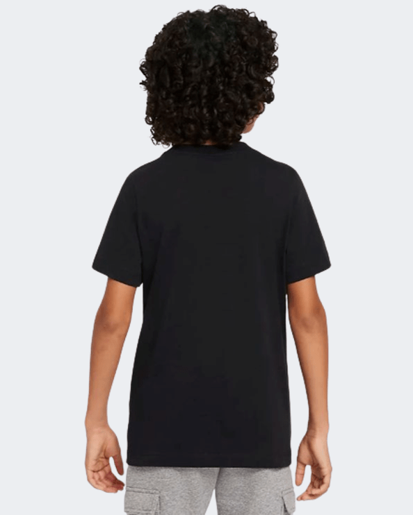 Nike Sportswear Boys Lifestyle T-Shirt Black/White Dx2297-010 ...