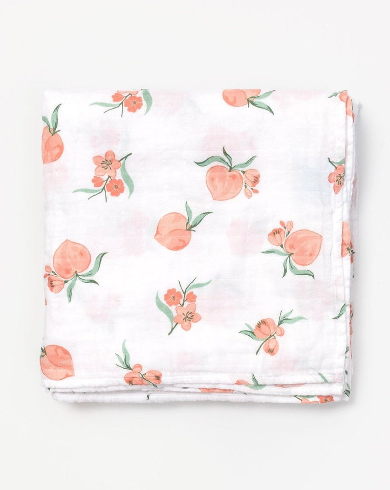 peach swaddle