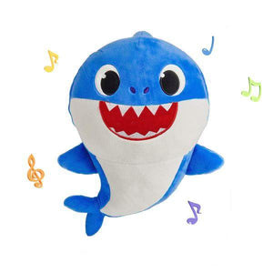 singing baby shark plush toy